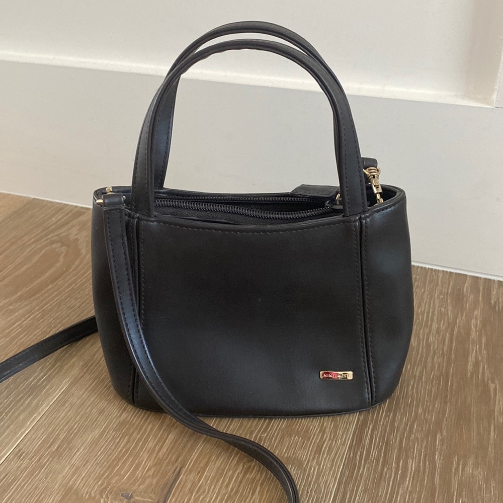 Nine West Small Leather Satchel Crossbody